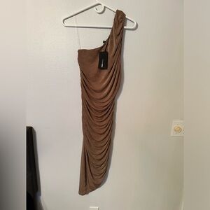 Kira Ruched midi dress